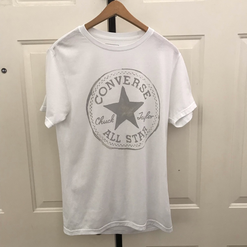 White Converse Chuck Taylor Patch Tee